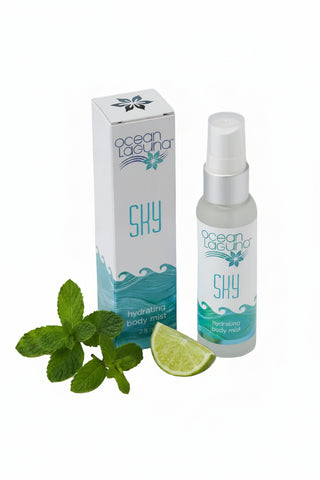 Ocean Laguna Energizing SKY Body Mist Unisex Mint and Lime Scent