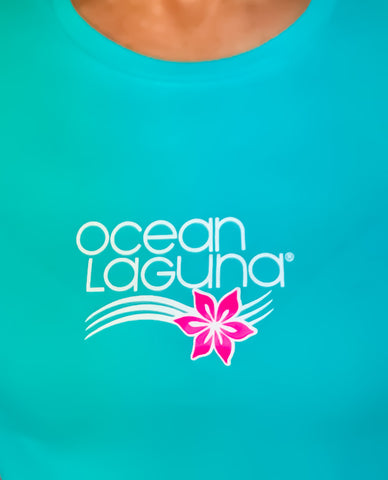 Ocean Laguna Wave and Flower T-Shirts
